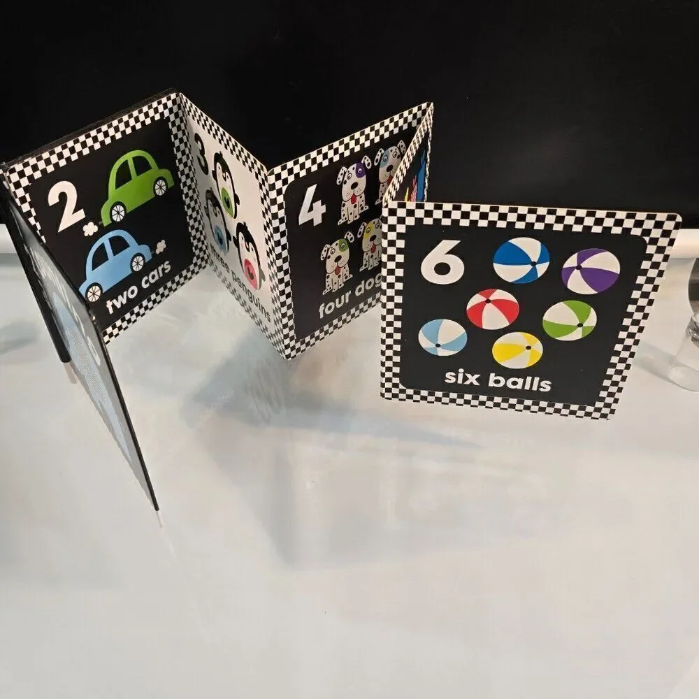 3 Toddler Books Colors And Counting Fold Out Books Count With Me Board Book